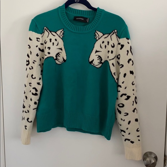 Minkpink Jaguar Sleeve Sweater 